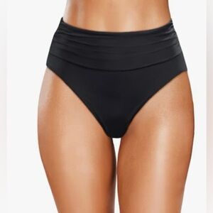 NWT Holipick High-Waisted Black Bikini Bottom
